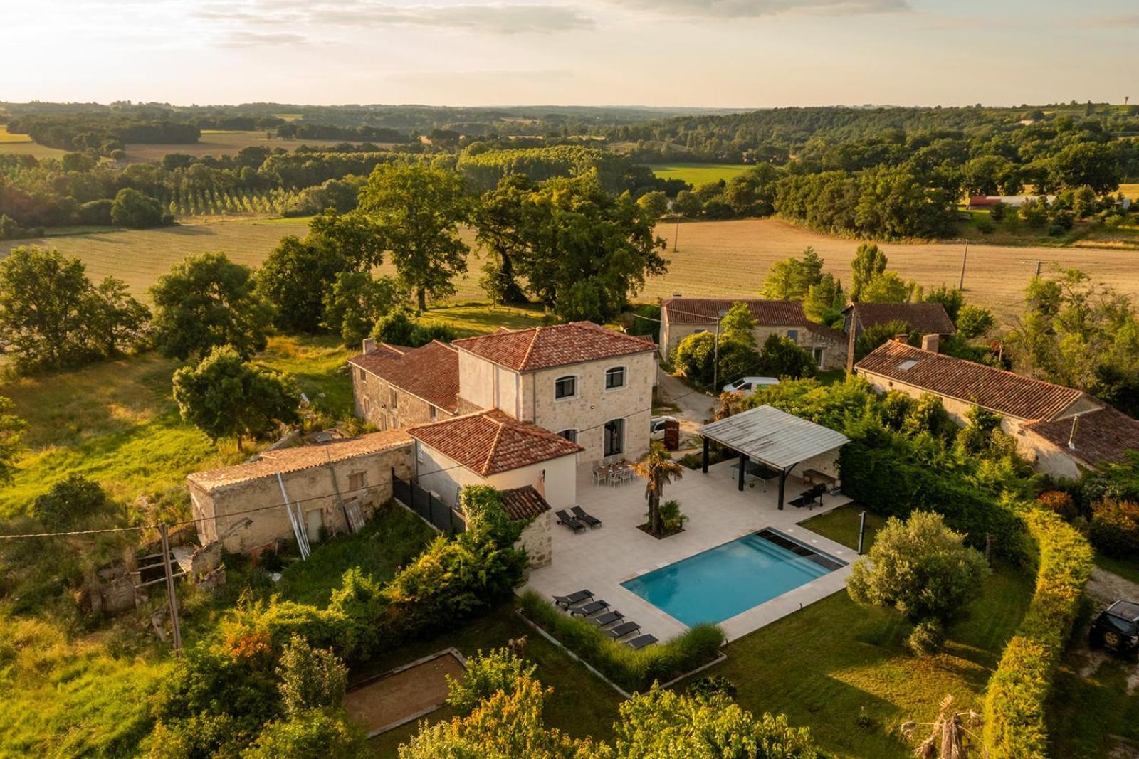 Villa au petit bonheur Moncrabeau Extérieur photo