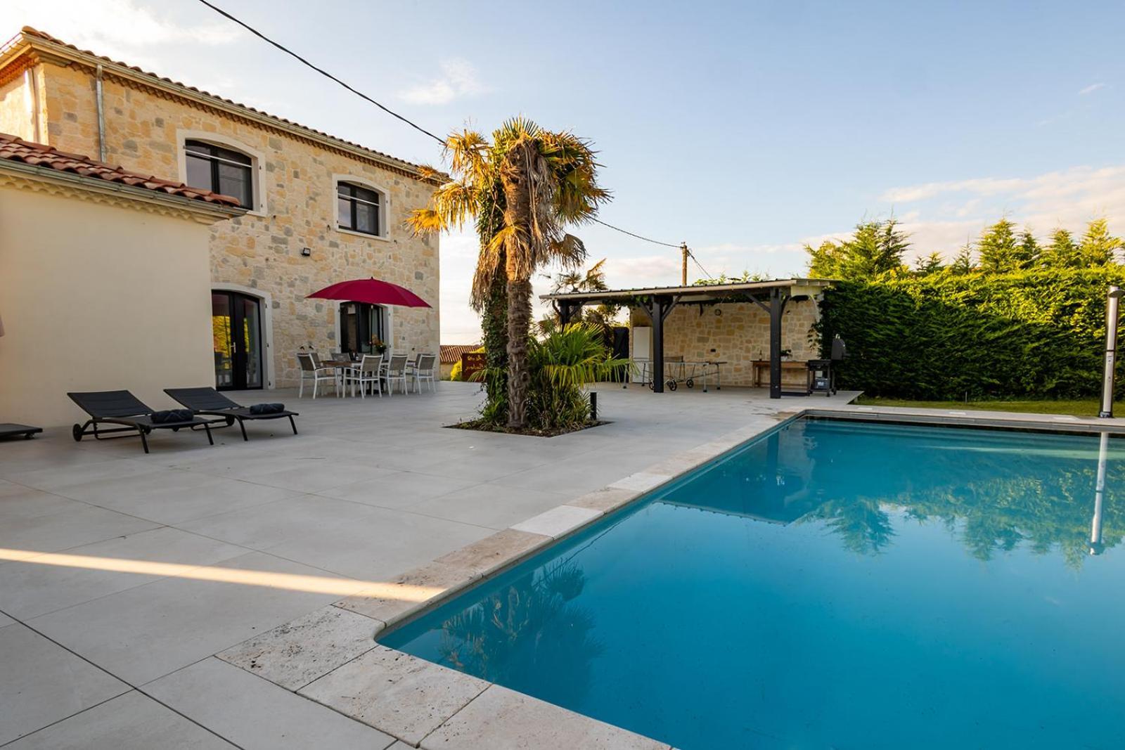 Villa au petit bonheur Moncrabeau Extérieur photo
