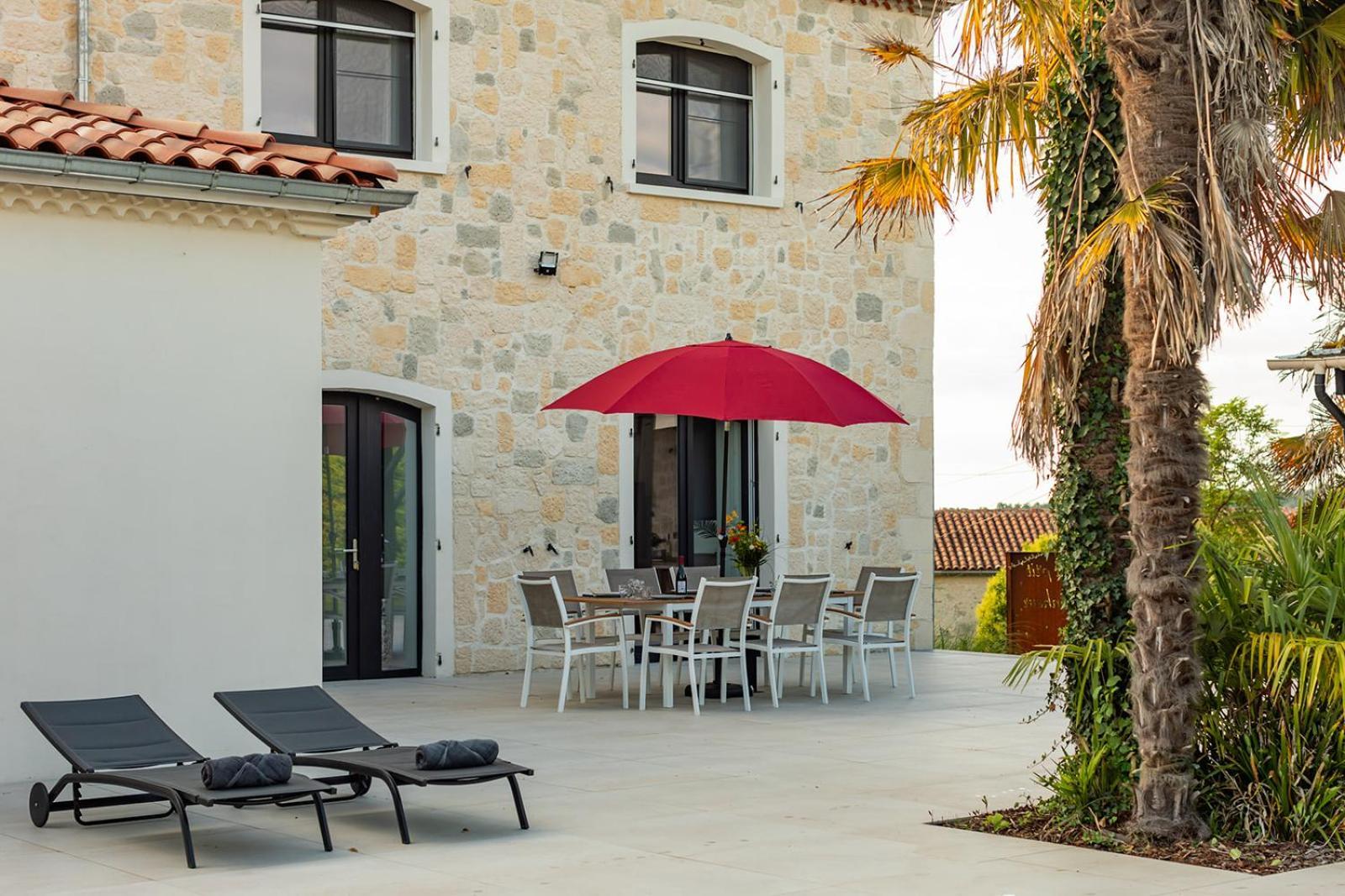 Villa au petit bonheur Moncrabeau Extérieur photo